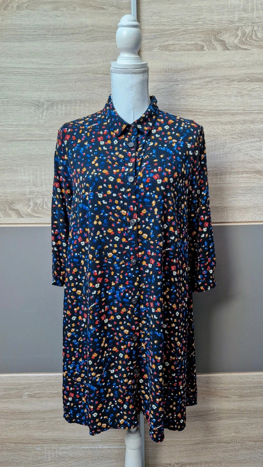 Robe chemise manches 3/4 Cache Cache Taille 42